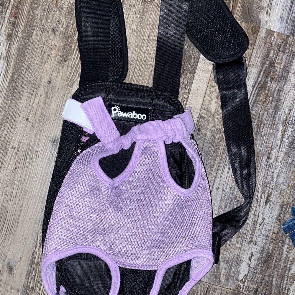 Pawaboo Purple Pet Backpack